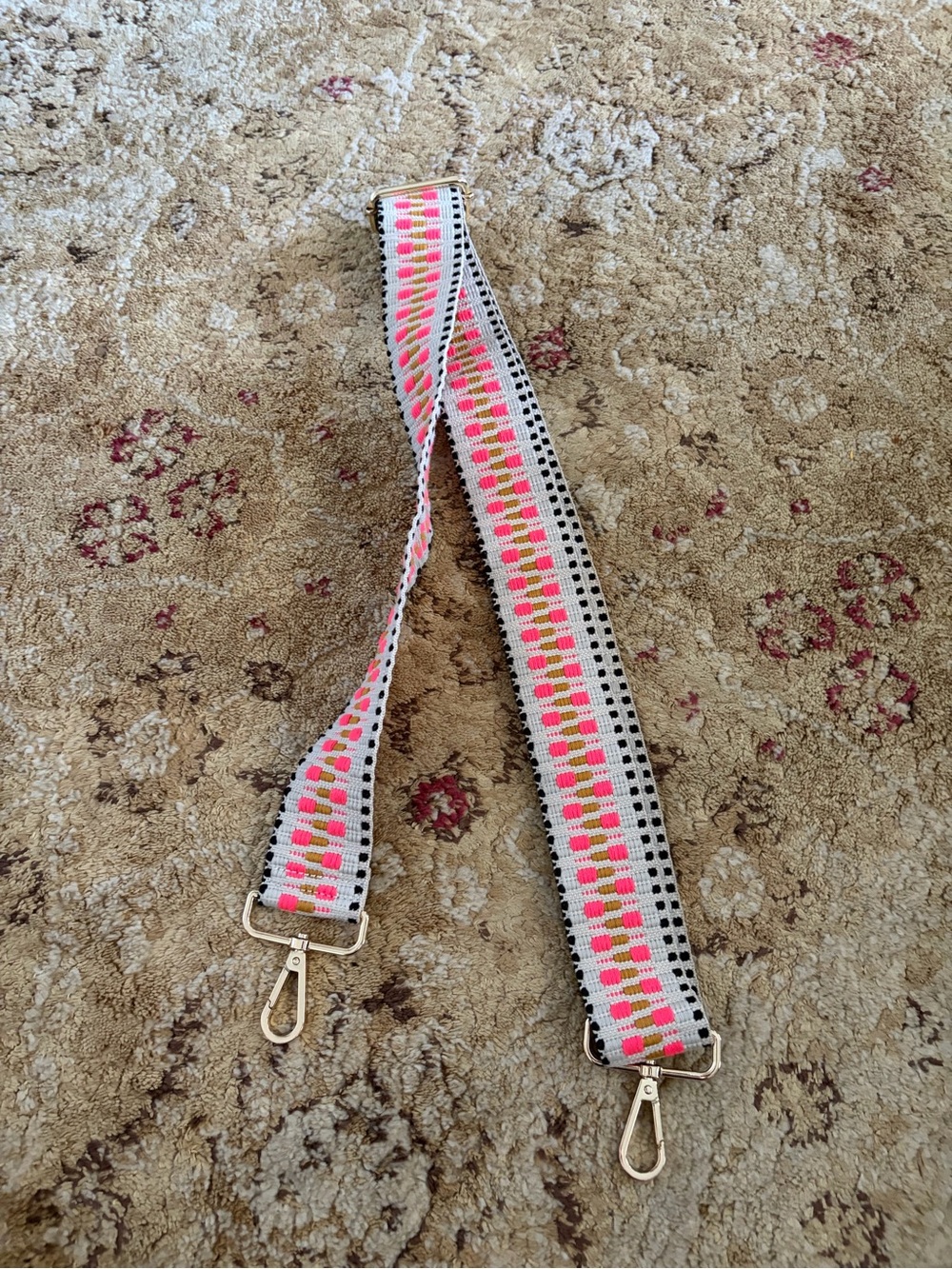 Aztec Guitar Strap from the brand Jen & Co EUC gifts versatile utility colorful